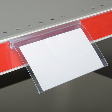 Hinged shelf talkers for Datastrip